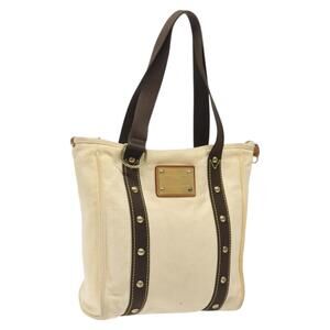LOUIS VUITTON Cabas MM Antigua Tote Bag Brown Beige M40036